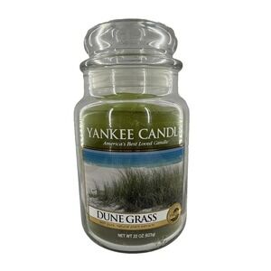 Yankee Candle DUNE GRASS Large Jar 22 oz Candle Retired Scent NEW